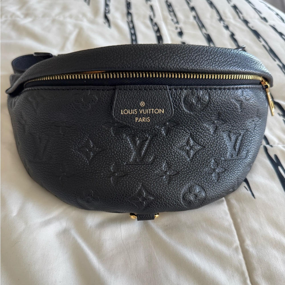 Louis Vuitton Black Empriente Monogram Leather Belt Bag